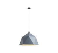 JQQJZLC Luce Poligonale Light Nordic -Insyle Creative Single -Head Lampadario in Metallo colorato in Metallo paralomato retrò in Stile Industriale Copertina di Luce del soffitto per Cucina per la