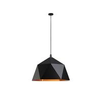JQQJZLC Luce Poligonale Light Nordic -Insyle Creative Single -Head Lampadario in Metallo colorato in Metallo paralomato retrò in Stile Industriale Copertina di Luce del soffitto per Cucina per la