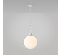 JQQJZLC Luci a Ciondolo Semplice nordica Sala da Pranzo Sala da Pranzo Soggiorno a Sfera di Vetro Il lampadario Decorazione Camera da Letto Comodino Nero Lampada Bianca Lampada da Cucina infissi