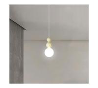 JQQJZLC Luci di Sospensione Camera Calda e Romantica per la Protezione degli Occhi LED LED LED Nordic Lam Cream Prendendo Full Spectrum Light Creative Iron Lamphade Study