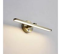 JQQJZLC Luci specchietti da Bagno IP44 Apparecchio di Illuminazione da vanità, Applique a LED a LED Impermeabile con Interruttore, lampade a Specchio per Trucco in Metallo Interno, Moderna Luce