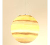 JQQJZLC Modern Globe Pendant Light Creative Planet Piatto Bla lampadario a 1 Luce per Il salo