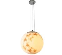 JQQJZLC Modern Globe Pendant Light Creative Planet Piatto Bla lampadario a 1 Luce per Il salo