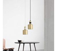 JQQJZLC Moderno lampadario Minimalista e14 Rotondo Metallo Cavo lampadario paradigio Il lampadario Creativo Elegante Lampada da Tavolo Il lampadario Altezza e prevenzione del Rumore Regolabili; 12 cm