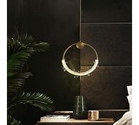 JQQJZLC Nordic Moderno Moderno Minimalista personalità Cristallo lampadario camerette per Camera da Letto Corrido