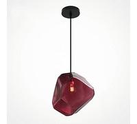 JQQJZLC Nordic Nuovo lampadario moderno colorato a LED pietra pietra colorata lampadario creativo soggiorno sala da pranzo lampadario a testa singola lampada a sospensione per showroom g4