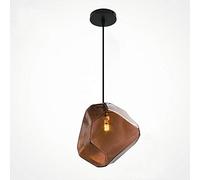 JQQJZLC Nordic Nuovo Moderno LED colorato in Vetro Pieno Pendere Creativo Lounge Dining Room Candeliere Singola Head Business District Showroom Soffitto Lamping G4 G4 Holiday Lights Prodotto