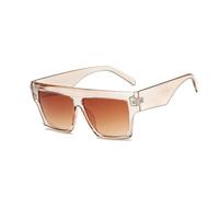 JQQJZLC Occhiali da Sole di Lusso Donne in plastica Gradiente Gradiente Sfini da Sole Trendy Populari Sfumature Nere