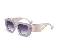 JQQJZLC Occhiali da Sole retrò Donna Uomini Occhiali da Sole Femmine Ombre UV400 Maschio