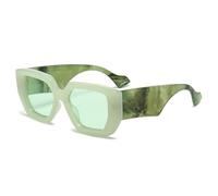 JQQJZLC Occhiali da Sole retrò Donna Uomini Occhiali da Sole Femmine Ombre UV400 Maschio
