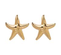 JQQJZLC Orecchini a Stella a Stella a Stella Grosso per Donne ipoallergenico Oro bigo Oceano di Marca del Grande Fascino percorsa per Le Orecchie penzolanti per Le Orecchie Pericolose per Le Vacanze