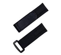 JQQJZLC Pelle in tessuto in nylon 20 mm di orologio colorato per Strap Daytona Submariner GMT Yacht-Master Date Just Watch Band (Colore: BLK BLK Buckle, dimensione: 20mm)
