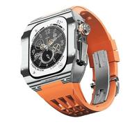 JQQJZLC Per 9 8 7 6 SE 5 4 Serie 44mm 45mm Mod Kit da Mod Mod Mods da donna in fibra di carbonio Accessori di sostituzione della cinghia di orologio in gomma