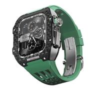 JQQJZLC Per 9 8 7 6 SE 5 4 Serie 44mm 45mm Mod Kit da Mod Mod Mods da donna in fibra di carbonio Accessori di sostituzione della cinghia di orologio in gomma