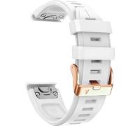 JQQJZLC Per Garmin Fenix 6S 5S 7S Bracciale da orologeria da 20 mm per Fenix 6s PRO 5s Plus Goldle Goldle in Oro Rosa Silicone Sostituzione Quick Sostituzione Cinghie