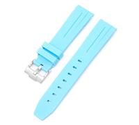 JQQJZLC Per moonswatch orologio curvo senza gap cinghia di gomma per omega swatch swatch pianeta serie moon mercurio cinturino in gomma curva uomini donne da 20 mm di orologeria da 20 mm