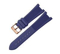 JQQJZLC Per PP Patek Philippe Silicone Watch Belt 5711 5712G Nautilus Watch Strap Interface speciale 25mm*13mm Canda