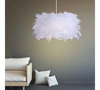 JQQJZLC Piccola Luce a Ciondolo di Piume, Romantico lampadario per Camera da Letto Moderna Moderna, Lampada a Sospensione Decorativa a soffitto Decorativo per la Camera da Letto per la Camera