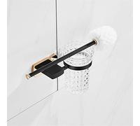 JQQJZLC Porta Asciugamani in Oro Nero Creativo portavalo per Asciugamani, Barra per Asciugamani, portacamiglia, Ganci da Asciugamano, Hardware Hardware del Bagno Hardware per Bagno/Asciugamano a Tre
