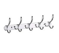 JQQJZLC Rack per appendiabiti da parete appendiabiti da parete per uso domestico appendiabiti da bagno portasciugamani in acciaio inox appendiabiti per camera da letto soggiorno corridoio appendiabiti