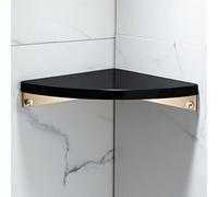JQQJZLC Scaffali da Bagno Lumo della Luce nordica Tutto Ramo a Triangolo a Triangolo Dorato in Marmo Naturale, treppiede in Oro Spazzolato (Colore: 10)
