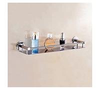 JQQJZLC Scaffali da Bagno su Ripiani galleggianti da Bagno, Acciaio Inossidabile Organizzatore del Bagno per Il Bagno Ripiani da Bagno su Striscia di Spezia per Cucina, scaffalature per Il Bagno per