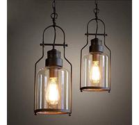 JQQJZLC Semplice Lampada a soffitto retrò lampadario Rust Rustally Hall Cafe Attic Cucina Luci Decorative del Buon Materiale