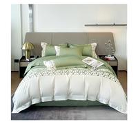JQQJZLC Set da Letto da Letto a Quattro Pezzi da Abbraccio Set di Biancheria da Letto Set Egiziano Piumino Cotone Foglio di Cuscino Biancheria Letto Regina King Size, Letto a Quattro Pezzi Set