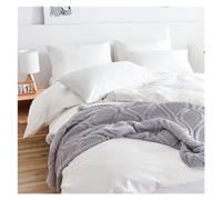 JQQJZLC Set di Biancheria da Letto a Quattro Pezzi a Quattro Pezzi Copertura del piumone Letto Euro Compatibile con Set di Biancheria da Letto per Le cuscoli di Lusso a Doppia casa
