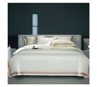 JQQJZLC Set di Biancheria da Letto a Quattro Pezzi da 1000tc di Cotone Egiziano in Cotone casa Tessile Lussuoso Foglio di Cuscino Jacquard Cover US Queen/King Size a Quattro Pezzi Set, Set, Set di