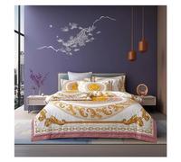 JQQJZLC Set di Biancheria da Letto a Quattro Pezzi da Letto Egiziano in Oro Egiziano in Oro Egiziano King Coprivalo filowcase COPERCHE COPERCHE COPERCHI