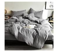 JQQJZLC Set di Biancheria da Letto a Quattro Pezzi Set da Quattro Pezzi, Lenzuola a Letto a Letto Singolo Foglio di Copertura del piumone Camera da Letto, gemello (Viola-Queen