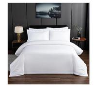 JQQJZLC Set di Biancheria da Letto a Quattro Pezzi Set di Biancheria da Letto di Lusso compatibili con Fogli di Copertura del Piumino Regina/re/Tela di Lino in Foglio di Cotone in Raso a Quattro
