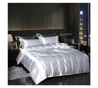 JQQJZLC Set di Biancheria da Letto a Quattro Pezzi Set di Copertura del piumone Set di Copertura setosa Copertura per Letti per Letti di Lussuoso Set di Biancheria da Letto di Lusso King Size Foglio