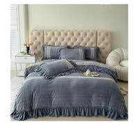 JQQJZLC Set di Teli da Letto Set di Biancheria da Letto Set soffice Shaggy Peluche a Quattro Pezzi Set di Velluto Calda Set di Biancheria da Letto Set di Copertura Set di Set di Fogli di lettiera