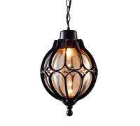 JQQJZLC Sfera Mediterranea Balcone Impermeabile Balcone Lampada in Alluminio in Alluminio da Esterno per Via Esterna in Pietra in Pietra in Vetro Globe Globe Rainproof Lantern Exterio
