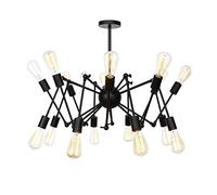 JQQJZLC Stile Vintage Lampadario Vento Industriale