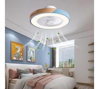 JQQJZLC Ventilatore Celeste con Illuminazione a 6 velocità silenziose ventilatori a soffitto Moderni con luci e Motore a CC Reversibile remoto, lampadario Invisibile a Ventola del soffitto con