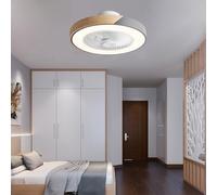 JQQJZLC Ventilatore Celeste con Illuminazione a 6 velocità silenziose ventilatori a soffitto Moderni con luci e Motore a CC Reversibile remoto, lampadario Invisibile a Ventola del soffitto con