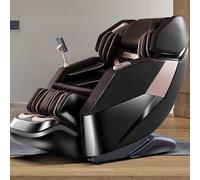 JQslycdmv 4D Poltrona Massaggiante Per Tutto Il Corpo,massaggio Alla Schiena Con Funzione Di Riscaldamento Ampio Pannello Di Controllo Touchscreen A LED Funzione Musicale Adatta Per Anziani(Noir)