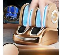 JQslycdmv Massaggiatore Per Gambe, Con Diversi Programmi Di Massaggio Facile Da Usare A Casa Migliora La Qualità Della Vita(Gold)