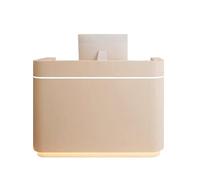 JQslycdmv Piccolo Banco Reception, Mobile con ante, cassettiera; nessun assemblaggio richiesto Reception compatta for salone, negozio di abbigliamento e hotel(Beige,140cm)
