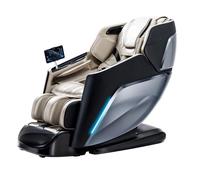 JQslycdmv Poltrona Massaggiante 4D, Di Livello Professionale Con 30 Airbag,rilevamento Della Forma Del Corpo Pelle Resistente E Garanzia Di Cinque Anni Adatta Per Appartamenti E Soggiorni