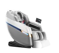 JQslycdmv Poltrona Massaggiante A Gravità Zero, movimento 2D Airbag Per Tutto Il Corpo+rullo Per I Piedi 6 Programmi Automatici Riscaldamento Della Vita Divano Massaggiante Di Lusso Per La Casa(Gray)