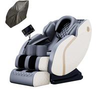 JQslycdmv Poltrona Massaggiante Con Massaggio Plantare, Massaggio Lombare Riscaldato Alla Schiena E Poltrona Reclinabile Con Musica Bluetooth E Modalità Automatica(Groen)