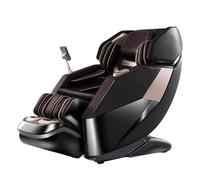 JQslycdmv Poltrona Massaggiante,massaggio Con Movimento 4D Per Tutto Il Corpo Funzione Di Riscaldamento Sospensione A Gravità Zero Musica Bluetooth Adatta Per Uso Domestico/ufficio(Noir)