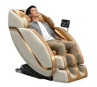 JQslycdmv Poltrona Massaggiante, Per Tutto Il Corpo Con Controllo In Lingua Inglese, Musica Bluetooth E Poltrona Sospesa Adatta A Tutti Include Anche Impacchi Caldi Per Schiena E Vita(White)