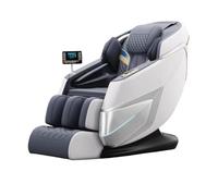 JQslycdmv Poltrona Massaggiante Per Tutto Il Corpo Con Controllo In Lingua Inglese, Musica Bluetooth E Poltrona Sospesa Adatta A Tutti Include Anche Impacchi Caldi Per Schiena E Vita(White)