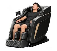 JQslycdmv Poltrona Massaggiante Per Tutto Il Corpo Con Controllo In Lingua Inglese,Musica Bluetooth E Poltrona Sospesa Adatta A Tutti Include Anche Impacchi Caldi Per Schiena E Vita