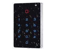JQVDE 2000 utenti WiFi App Retroilluminazione Touch Access Controller Tastiera Impermeabile RFID 125khz Lettore di schede Wiegand 26 Input Output(T12EM-W-Wifi)